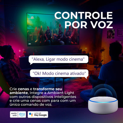 Ambient Light Inteligente RGB para Tv
